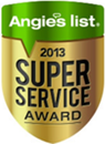 2013 Angie's List Super Service Award