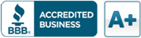 BBB Accredited Business with A+ Rating