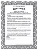 fire door system warranty document