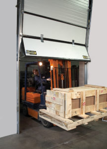 loading dock equipment by overhead doors